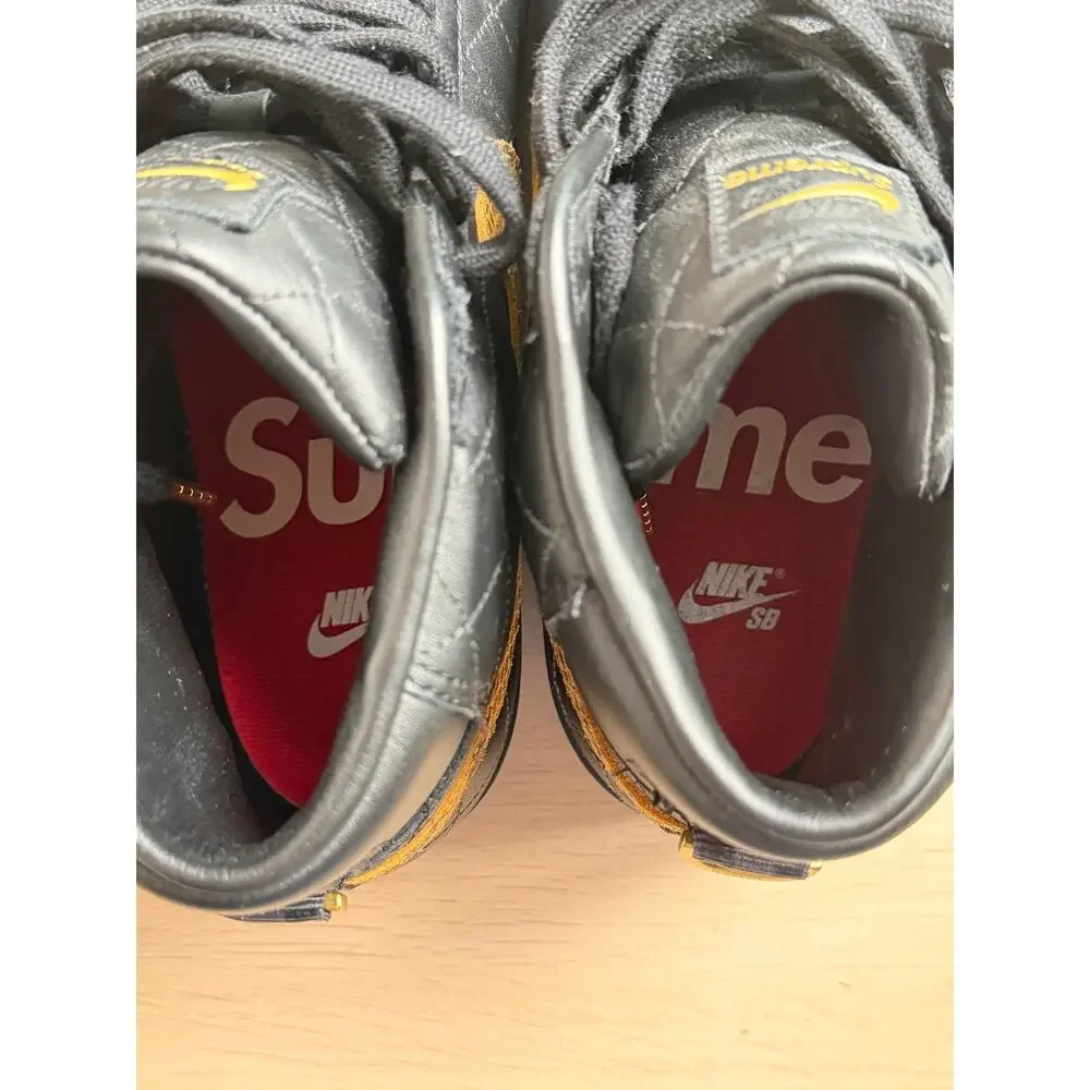 Supreme x Nike SB Blazer Mid Black Sneaker Size 7.5 - New